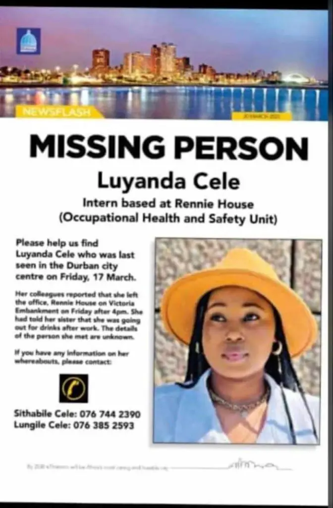 Luyanda Cele missing