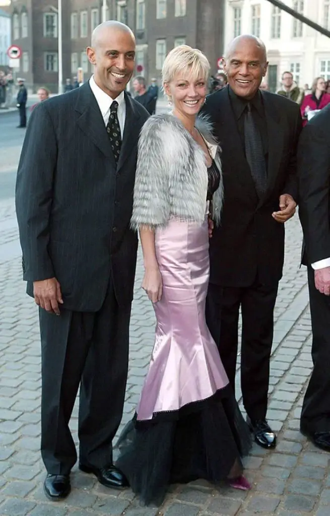 Harry Belafonte, David Belafonte and wife