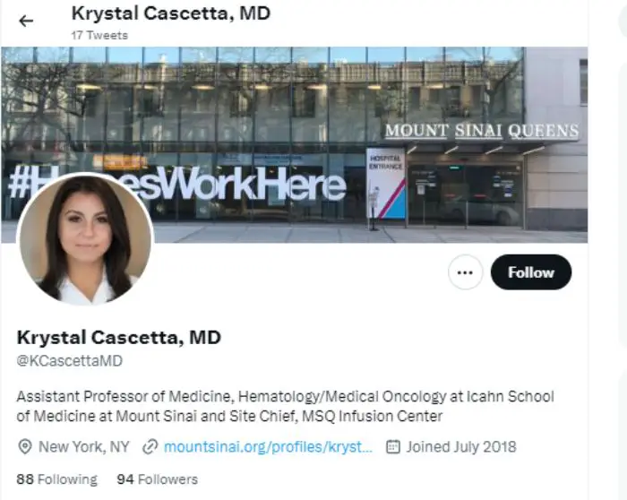 dr krystal cascetta twitter