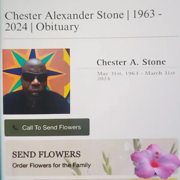 is chester stone alive